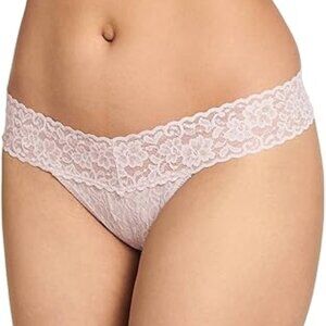 NWT Jockey Pack of 5 Sz XXL (9) Allover Lace Thong Pink Haze